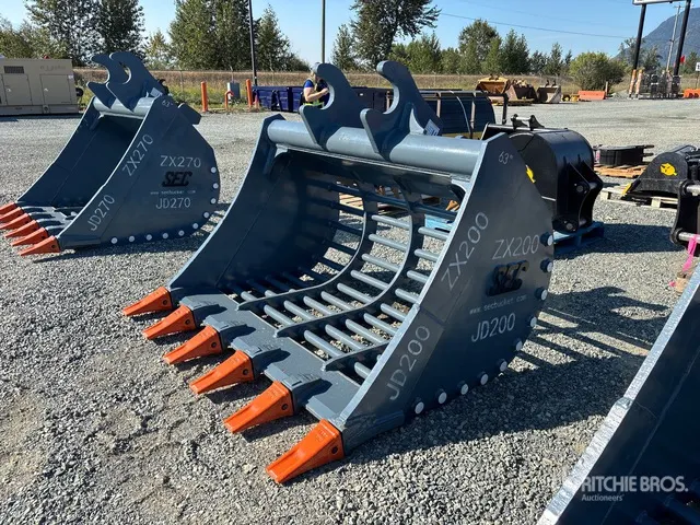 2026 SEC 63 in Skeleton Excavator Bucket - Fits ZX270 (Unused)