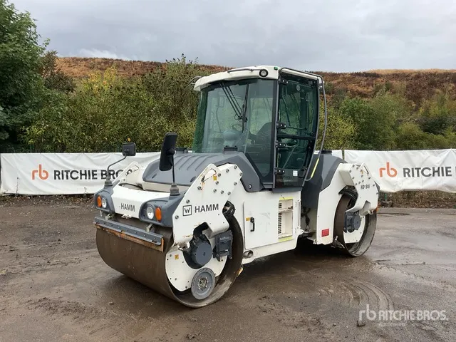 2019 Hamm HD+80i VV Double Drum Roller