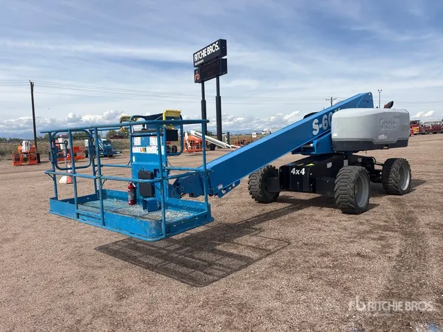 2018 Genie S-60X 4WD Diesel Telescopic Boom Lift