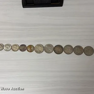 (11) silver coins