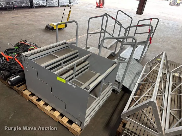 Metal stairs