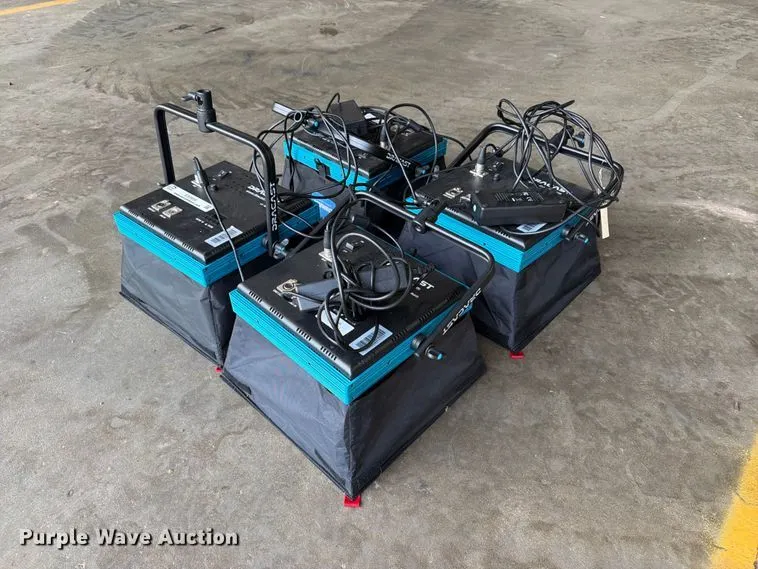 (4) Dracast LED studio lights