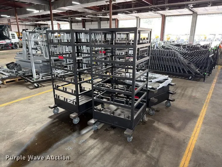 (4) metal carts