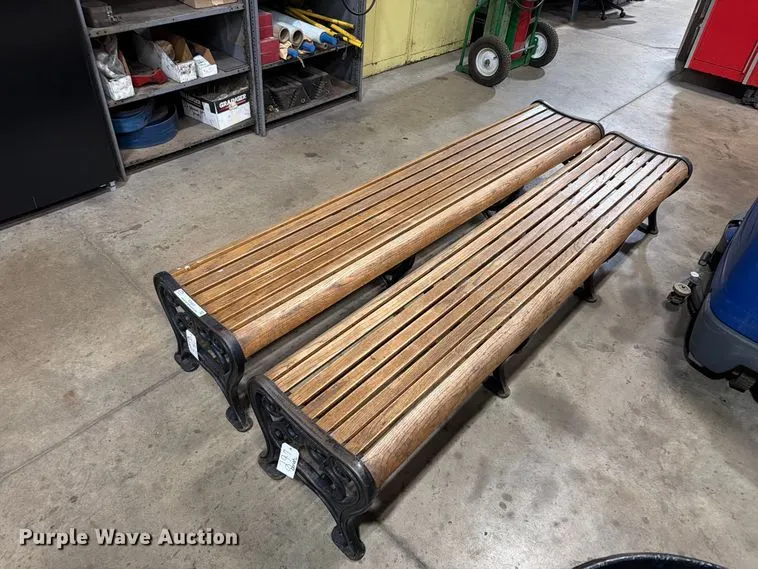 (2) benches