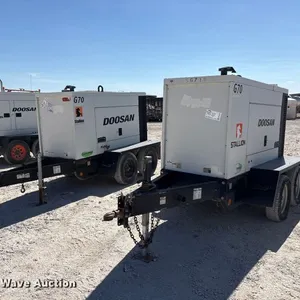 (2) Doosan G70 generators