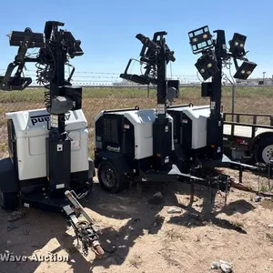 (3) Allmand Night-Lite V-Series NLV light plants