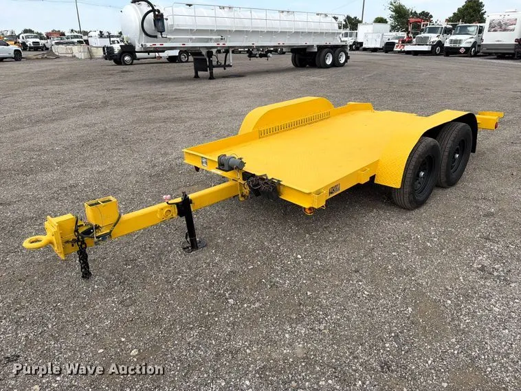 1999 Butler LT-712 tilt deck utility trailer