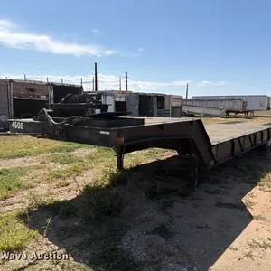 1980 Muv-All Trailer drop deck equipment trailer