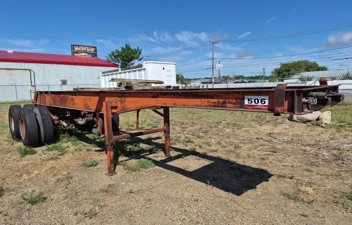 T/A Trailer Chassis
UNRESERVED