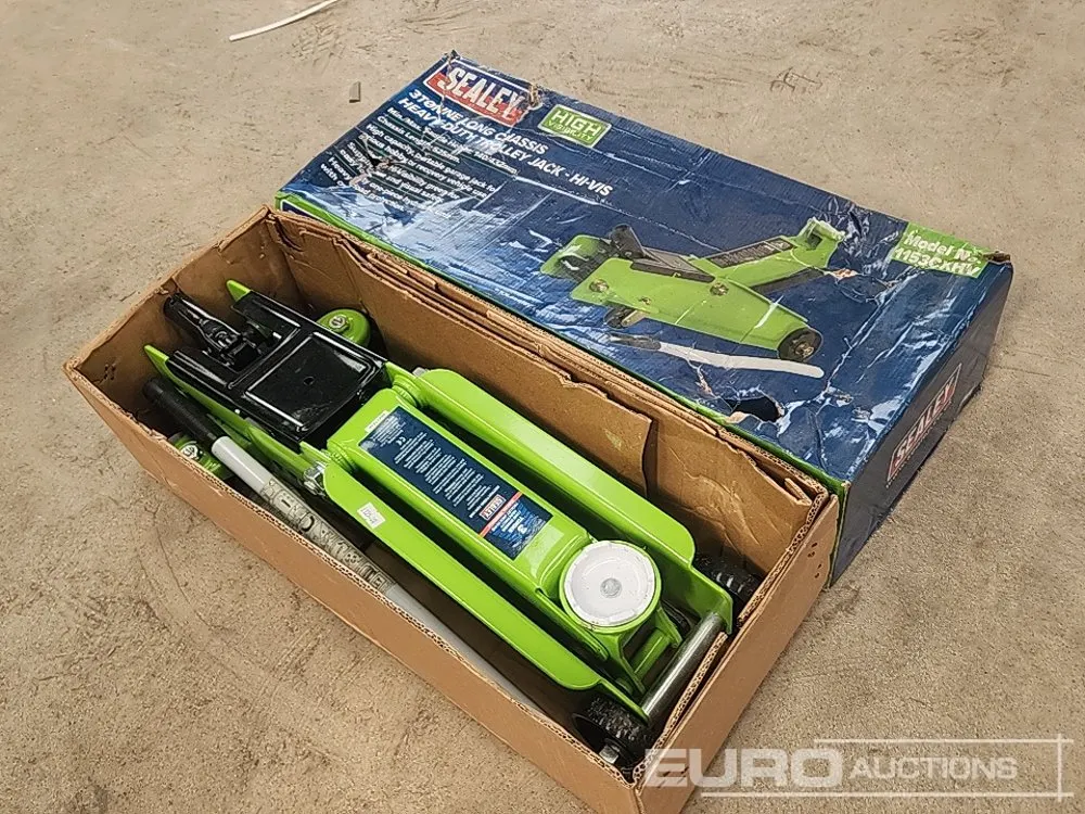 Unused Sealey 3 Ton Heavy Duty Trolley Jack