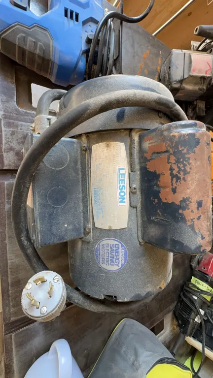 Leeson Electric Motor 1HP with Electric Sander