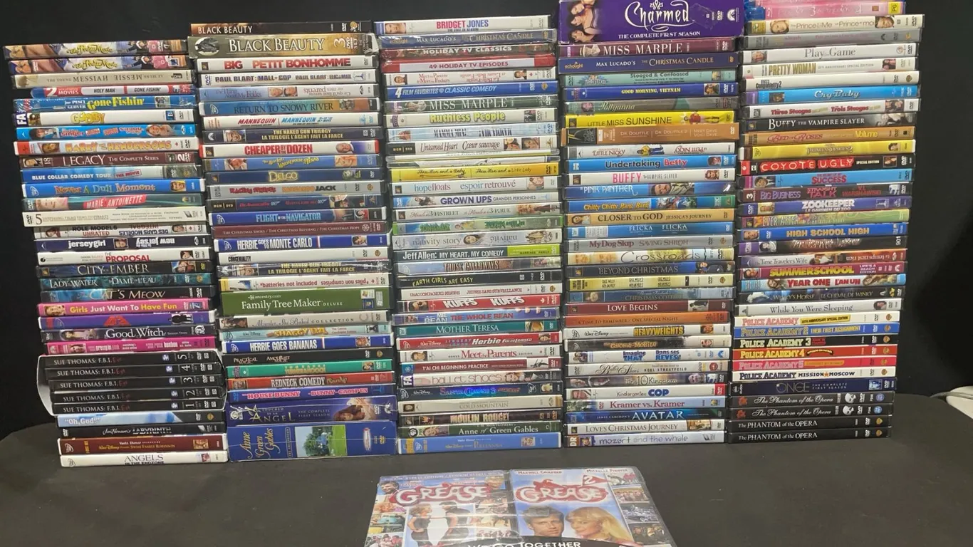 100+ DVD Movies and TV Series