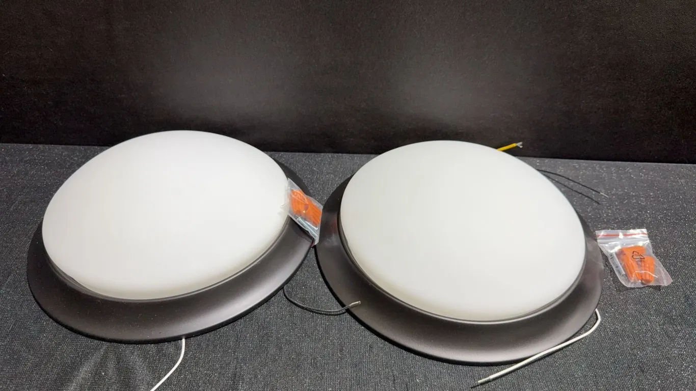 Commercial Electric LED Ceiling Flush Mounts HB1022A-34-T9P
