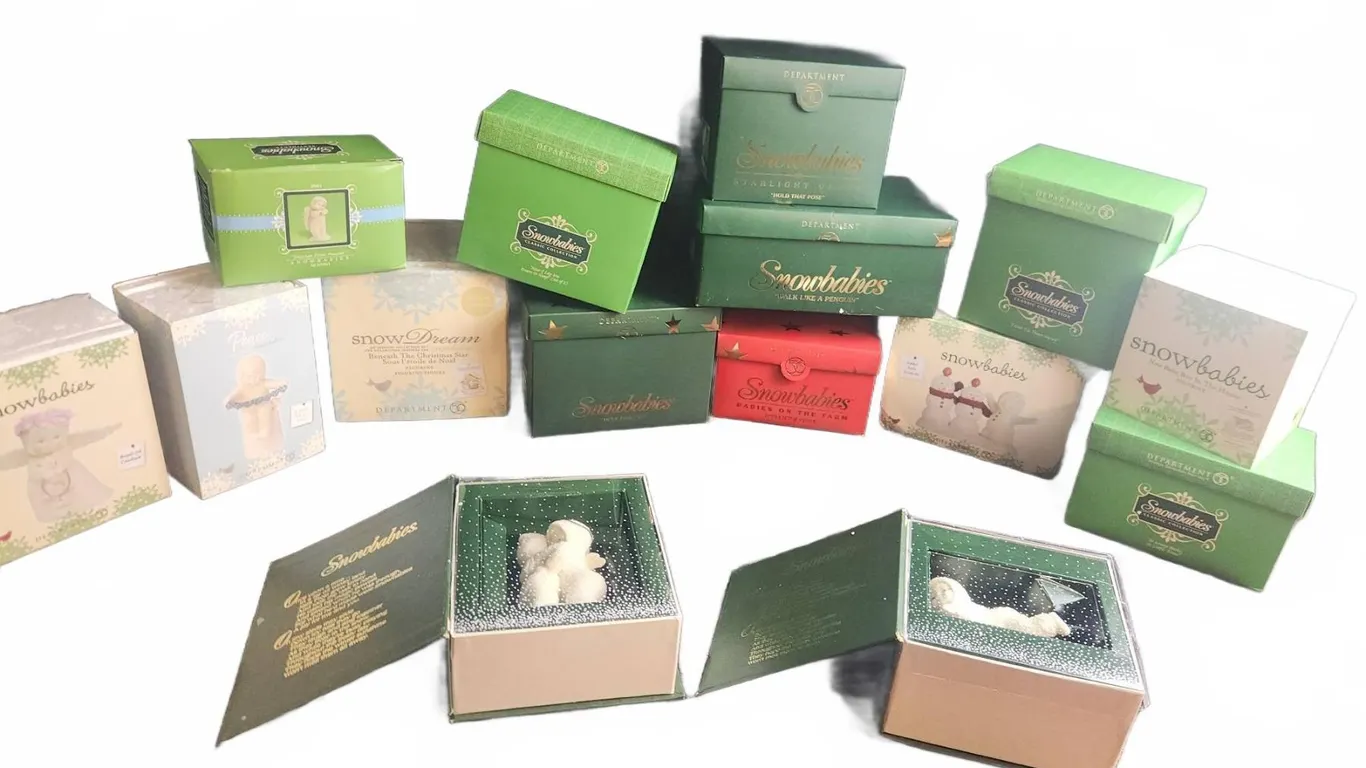 Department 56 Snowbabies Figurine Collection With Boxes