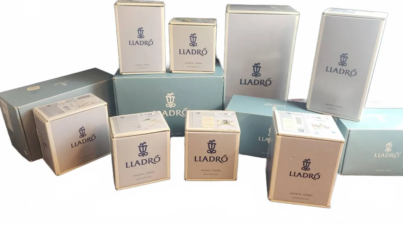 Lladro Porcelain Figurine Collection in Original Boxes