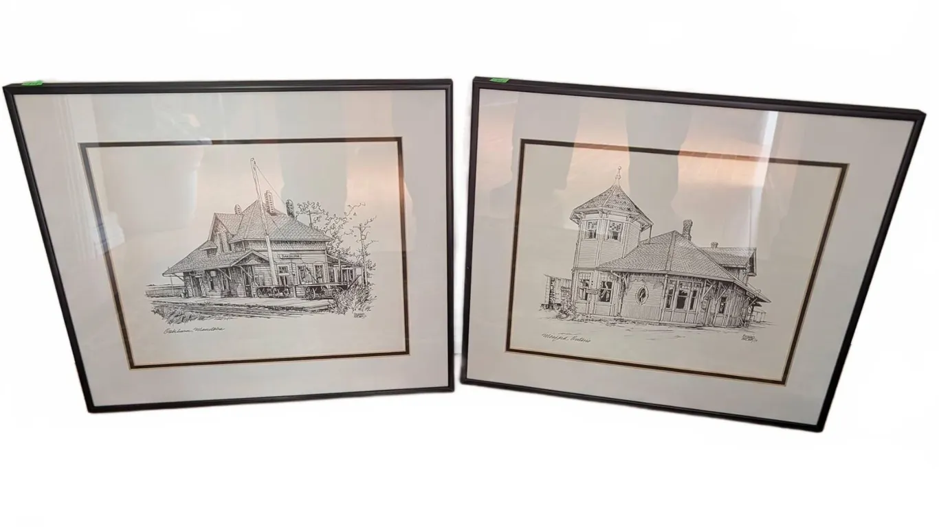 Richard Brown Ontario Train Station Prints, 1972