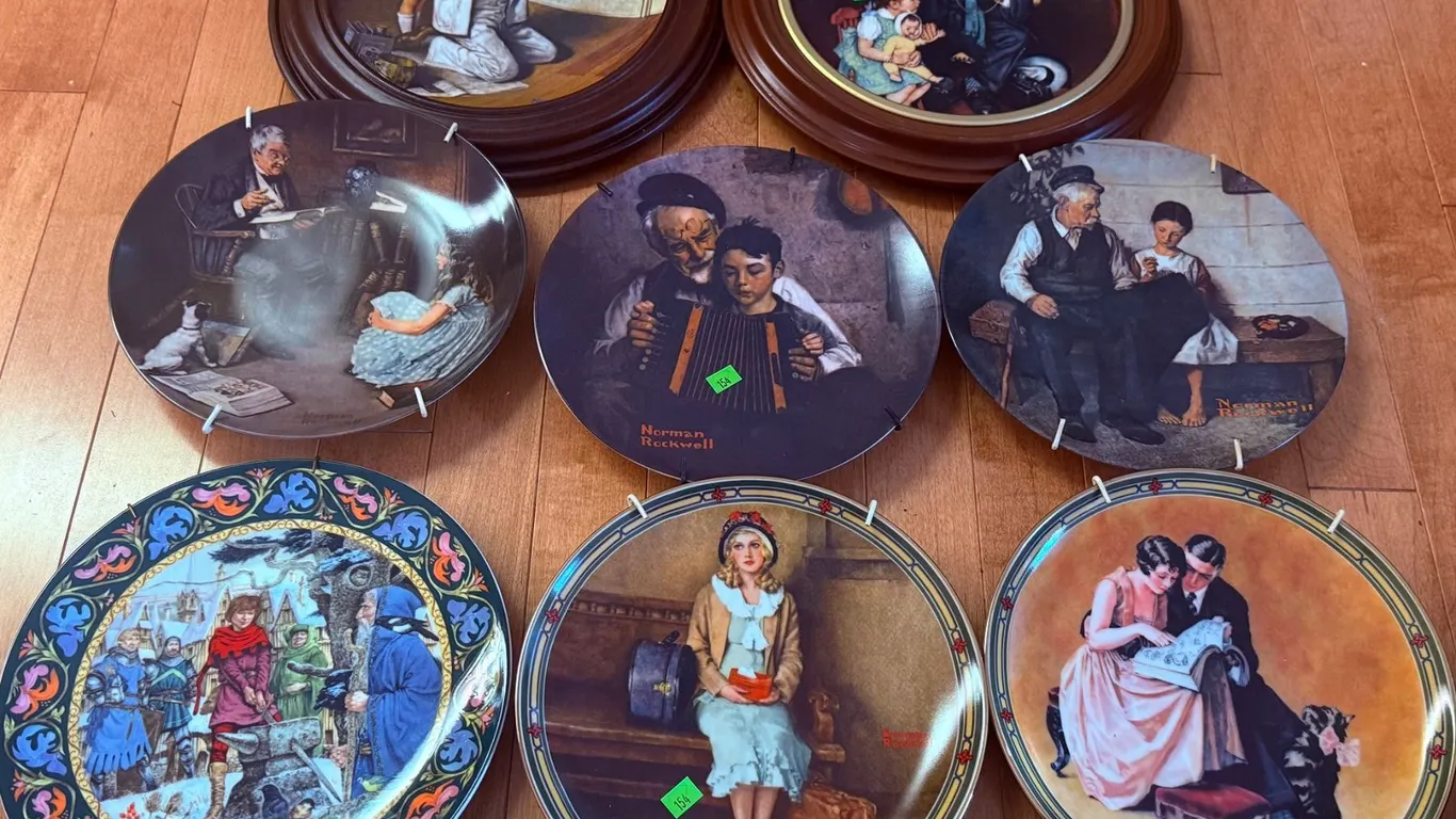Norman Rockwell Decorative Plates and Framed Prints