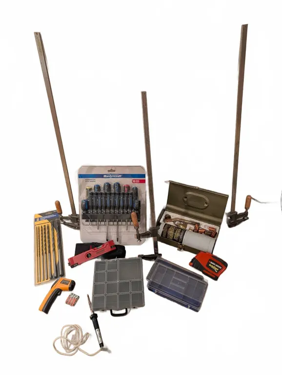 Hand Tools Including Mastercraft, Black & Decker, and Craftsman