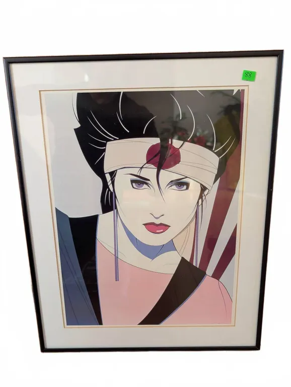 Framed Portrait Print Signed, 17" x 21"