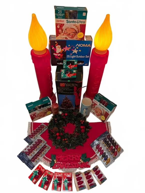 Vintage Outdoor Christmas Decorations and NEW Lighting & Mpreg Sets