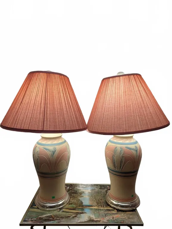 Ceramic Table Lamps with Shades