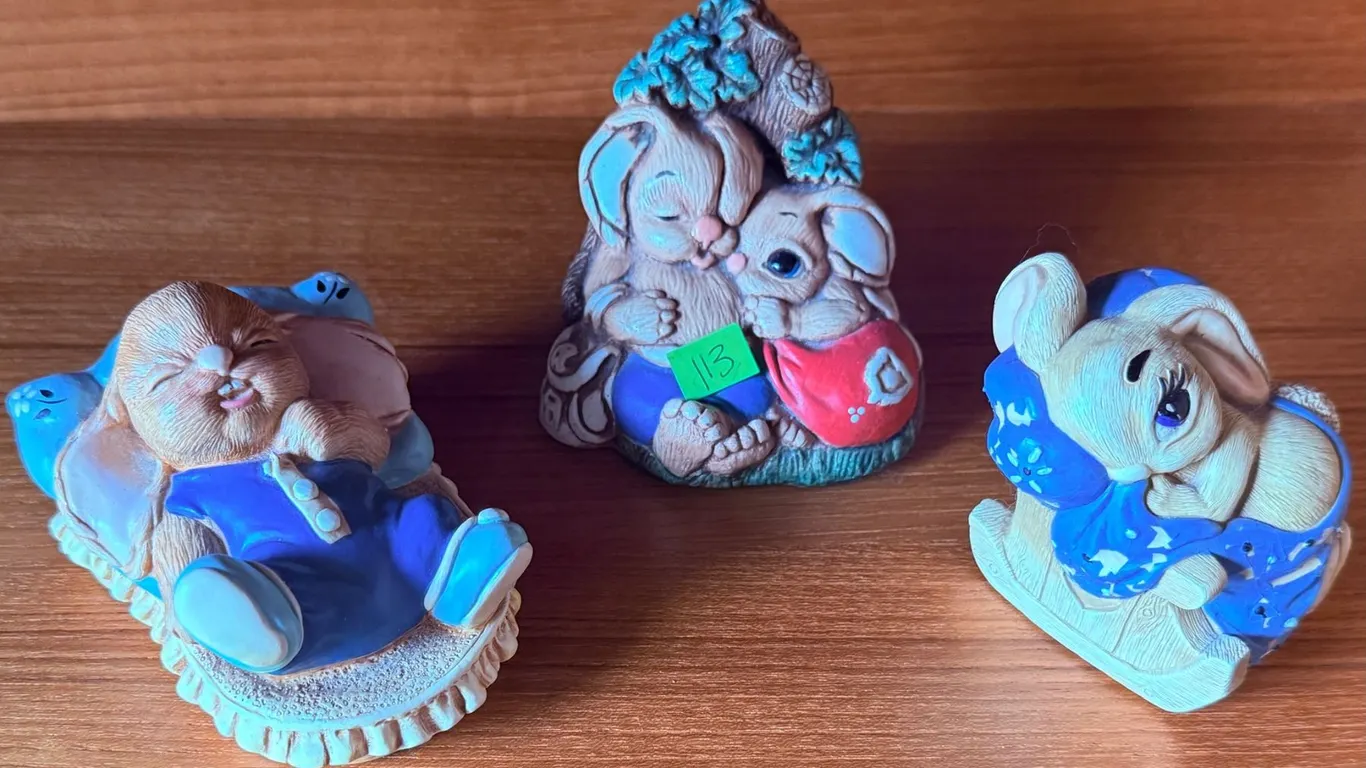 4 Pendelfin and Homco Animal Figurines