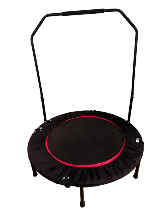 Mini Fitness Trampoline with Safety Handlebar