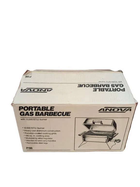New Anova Portable Gas Barbecue with 12000 BTU Burner