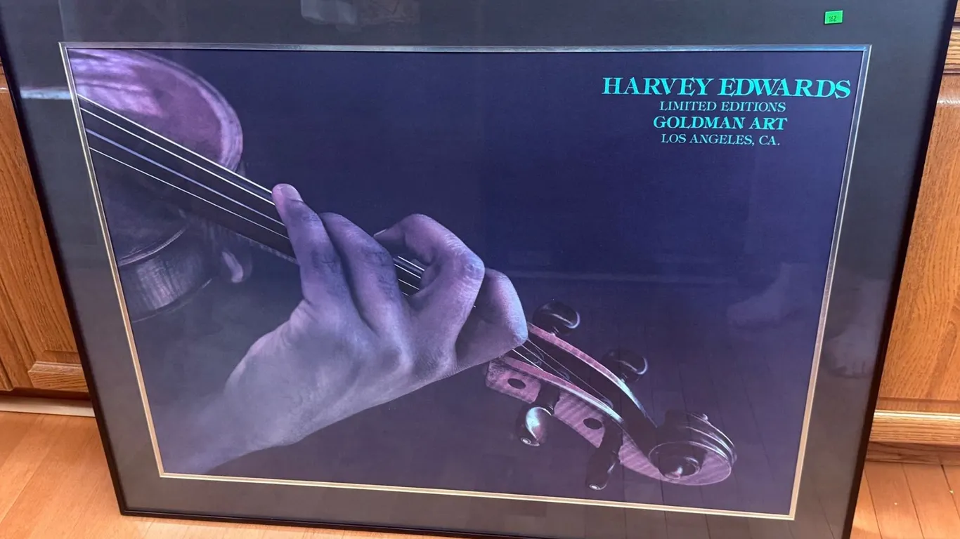 Harvey Edwards Framed Limited Edition Print, Goldmen Art Los Angeles