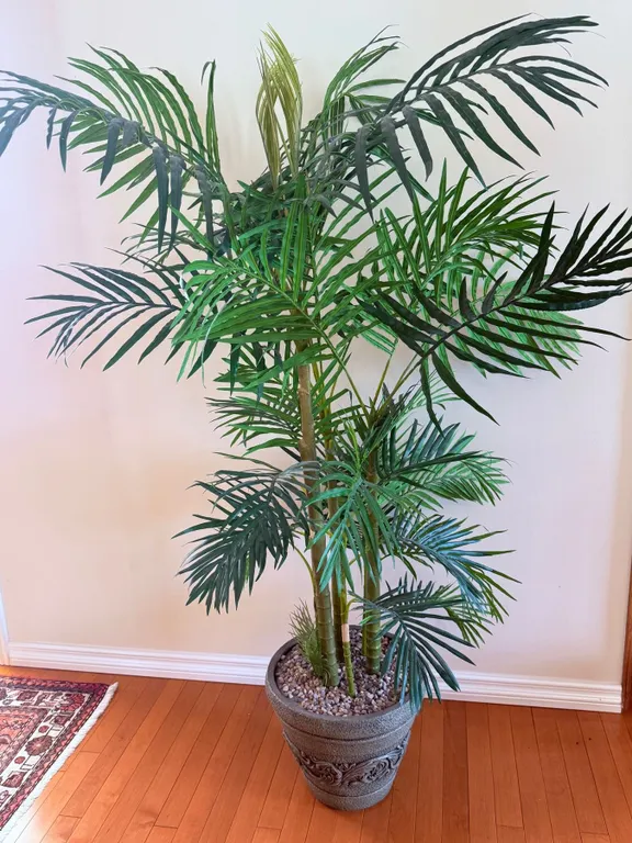 Artificial Palm Tree in Decorative Planter Pot