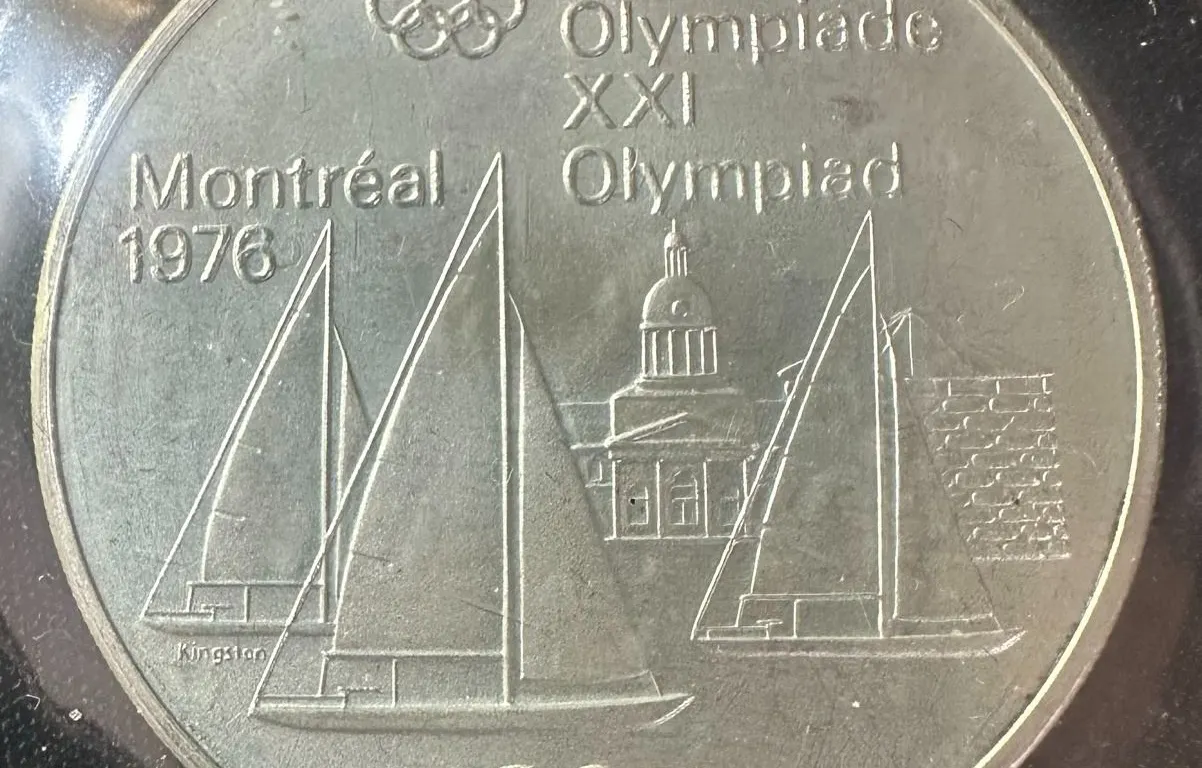 1976 Montreal Olympics $5 .925 Silver Coin, 24.30g