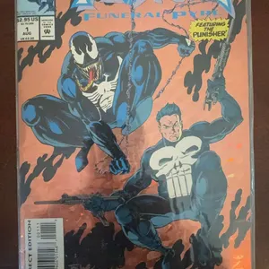 Venom Funeral Pyre #3 Marvel Comic Featuring Punisher 1993