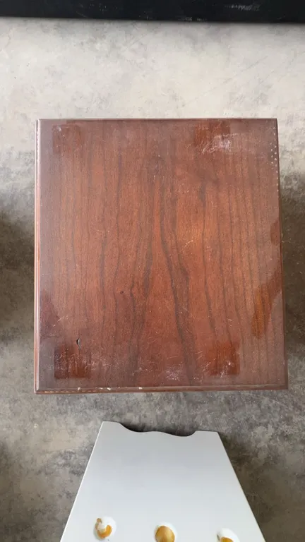 Wooden Box with Rope Detailing