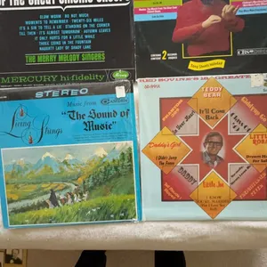 4 Vintage Vinyl Records Singing Groups and Soundtrack