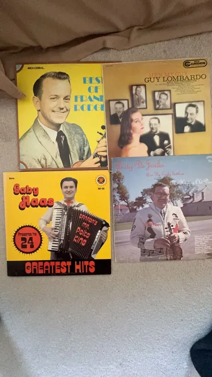 4 Vinyl Records: Polka, Jazz and Big Band