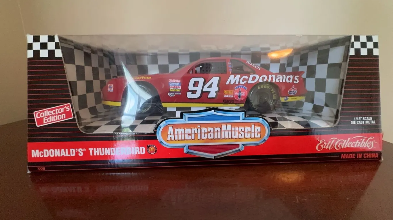 Ertl American Muscle McDonald's Thunderbird 1/18 Die-Cast Model