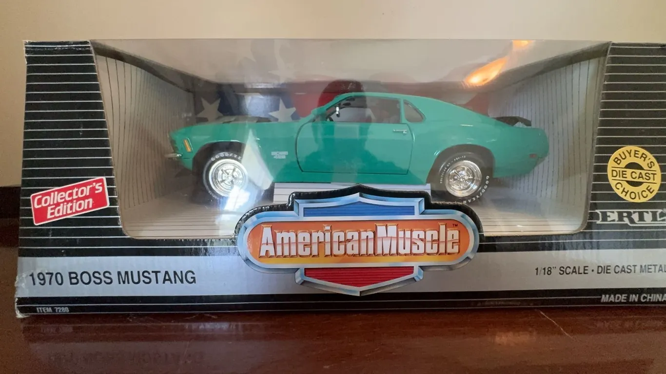 American Muscle 1970 Ford Boss 429 Mustang 1:18 Scale Die Cast Model
