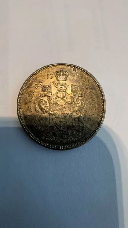 1952 Canada 50 Cents Coin Featuring Queen Elizabeth II
