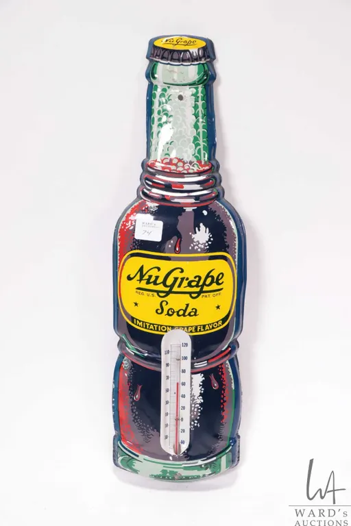 Vintage Coca-Cola 16" X 5" temperature gauge