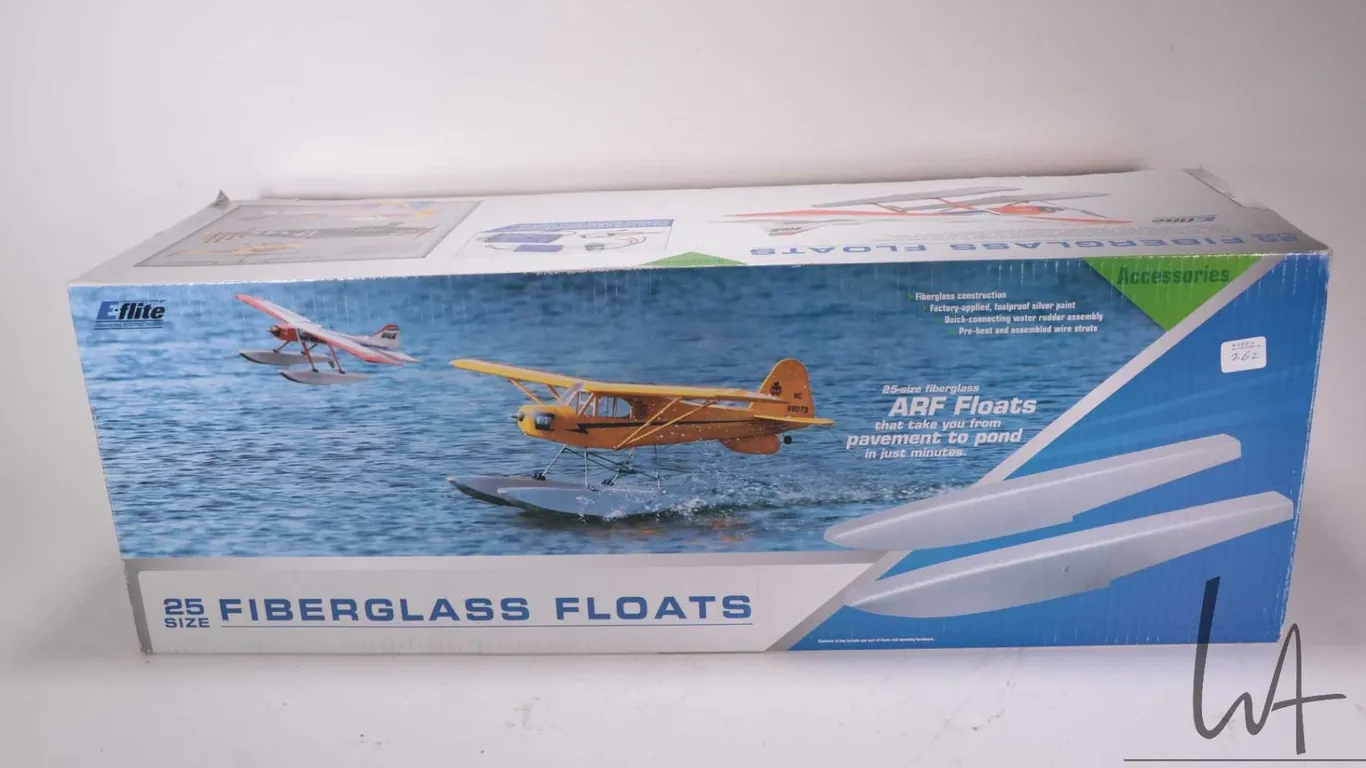 New in box E-flite size 25 fiberglass floats