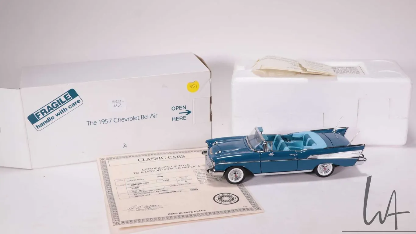 Danbury Mint 1:24th scale The 1957 Chevrolet Bel Air