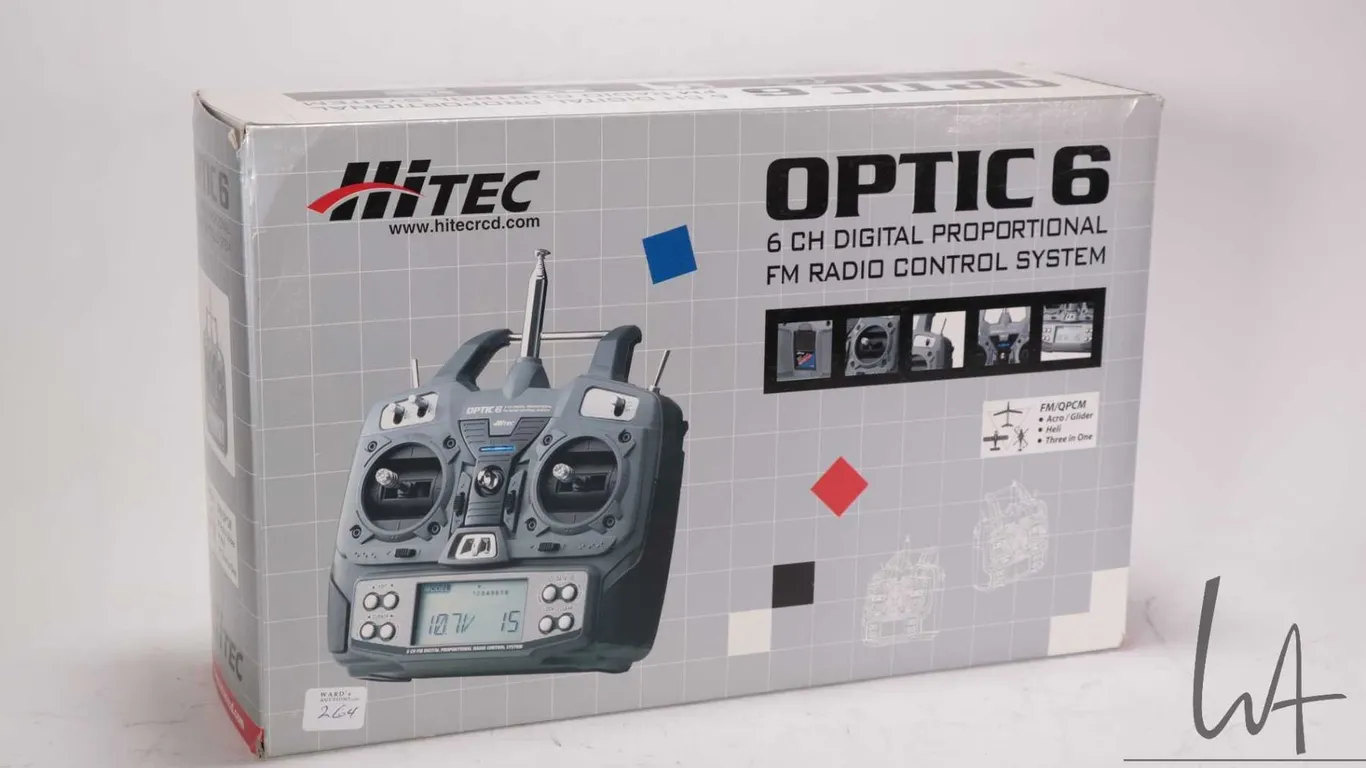 HiTec Optic 6 6 CH Digital Proportional FM Radio Control System