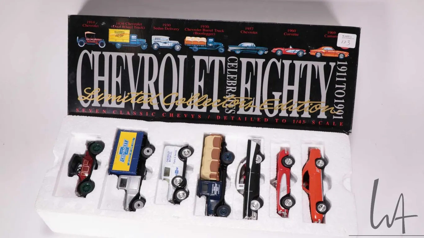 Ertl 1:43rd scale Seven Classic Chevy Car collection