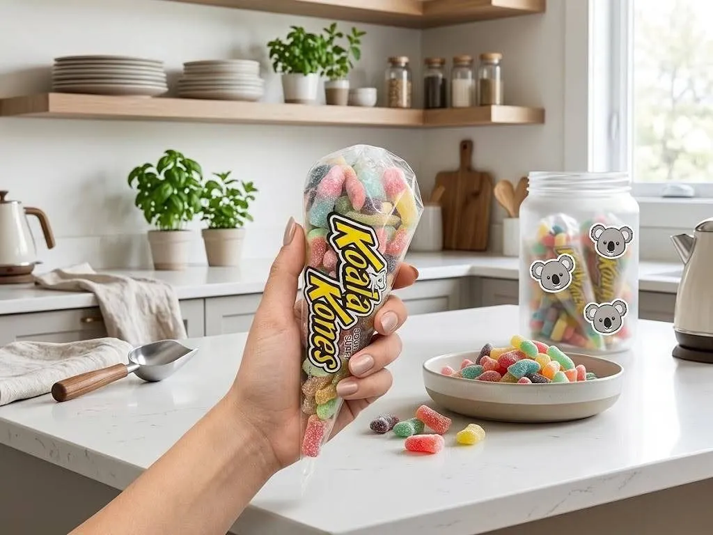 Koala Sour Sweet Gummy Candy Bag 24 x 200g