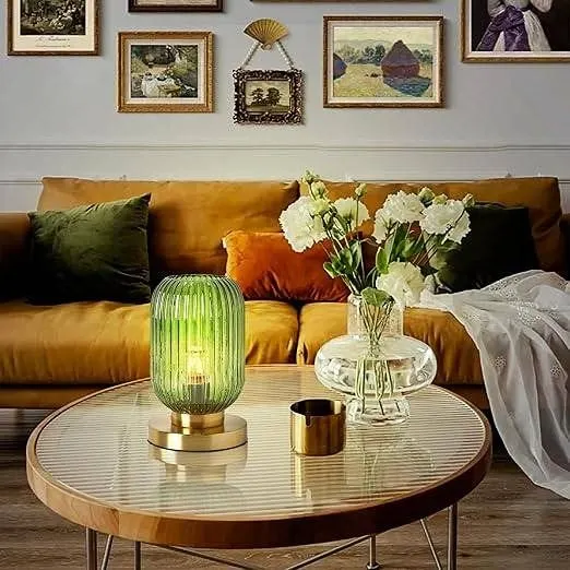 DoungRos Green Table Lamp Mid Century