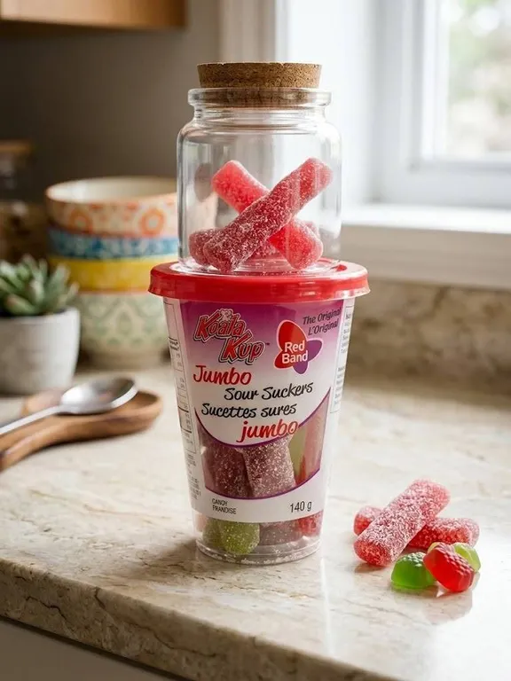 Red Band Koala Kup Jumbo Sour Suckers 12 x 140g