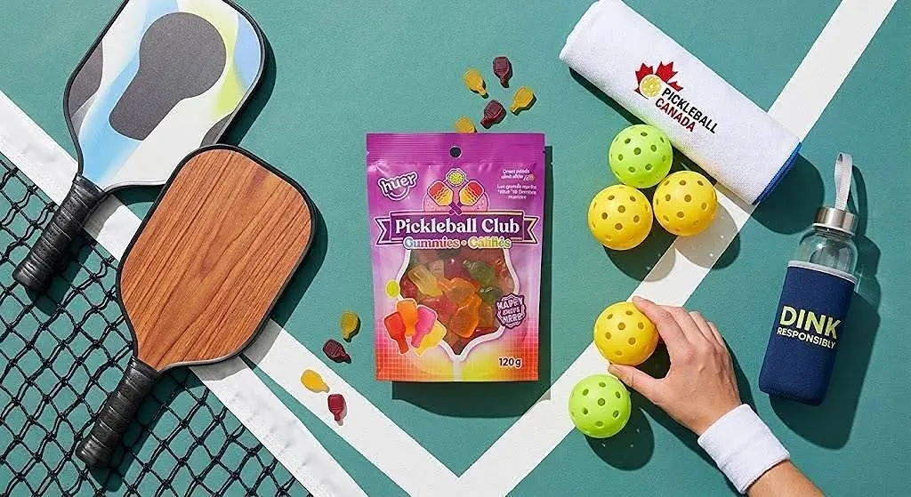 Pickleball Club Gummies Tropical Mix 15 x 120