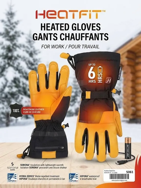 Heatfit Heated Work Gloves Medium