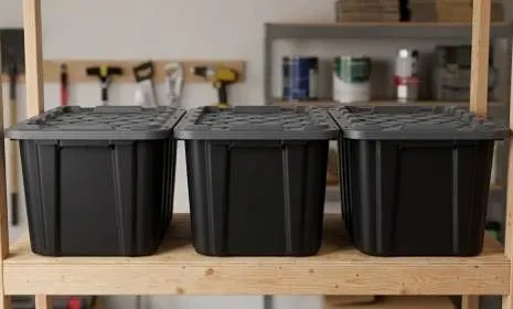 Lot of 3 - 102-Liter Heavy-Duty Storage Box