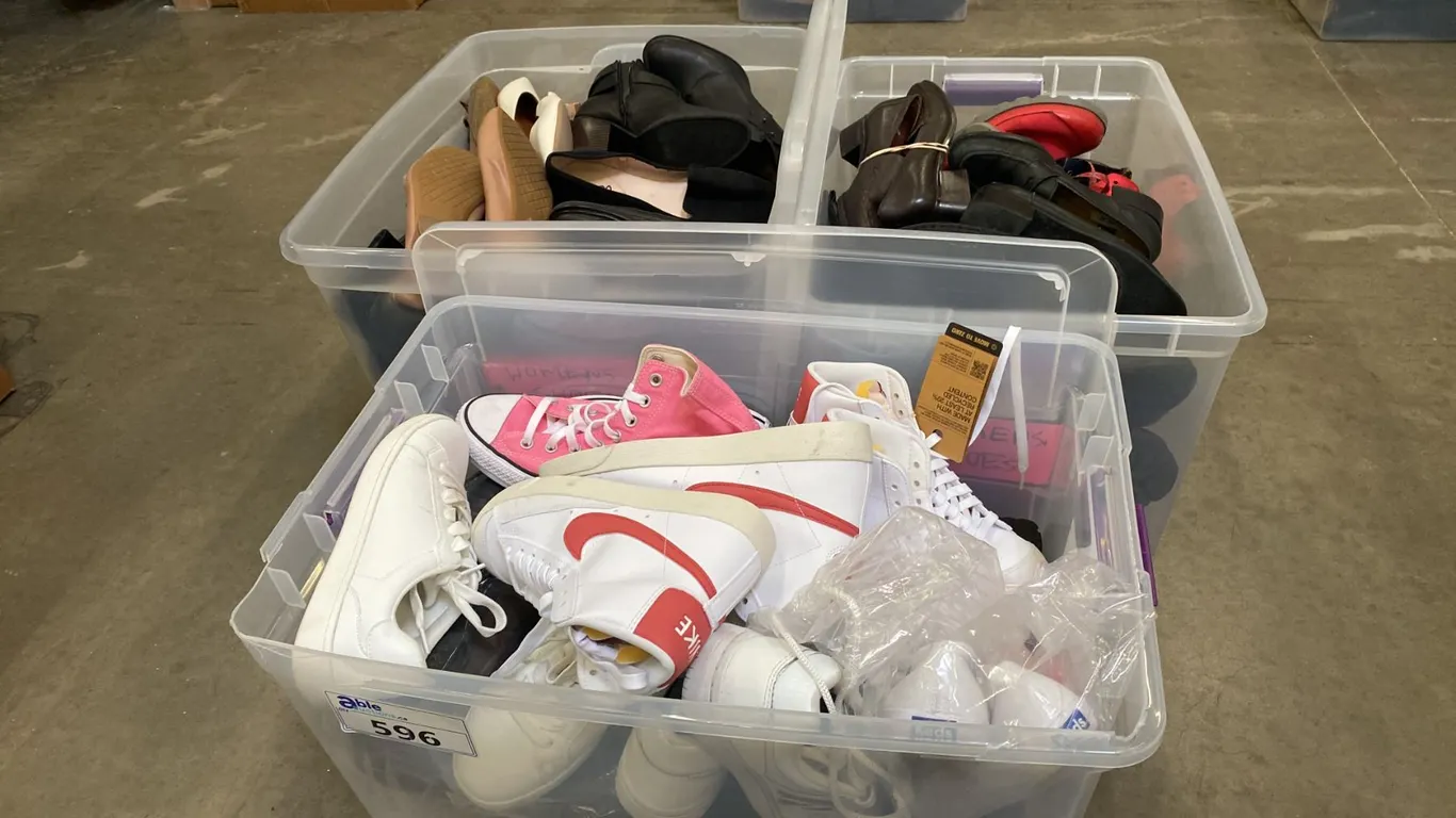 3 BOXES OF ASSORTED WOMEN'S SHOE'S